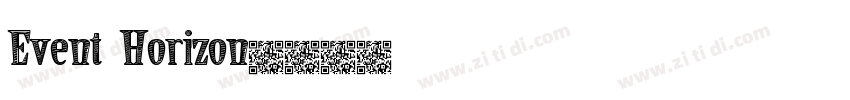 Event Horizon字体转换